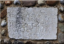 TG1905 : Old Other Stone by Newmarket Road, Cringleford parish by Milestone Society