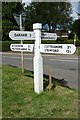 Old Direction Sign - Signpost by Whissendine Road, Ashwell parish