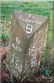 Old Milepost by the B954, near Balloch, Alyth parish