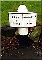 Old Milepost by the A53 Etruria Road, near The Polite Vicar, Basford