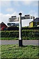 Old Direction Sign - Signpost by the B2102, Heathfield and Waldron parish