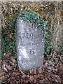 Old Milestone by the A4069, Llangadog Creamery, Llangadog parish