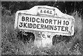 Old Milestone by the A442, north of Parkatt Wood, Kidderminster parish