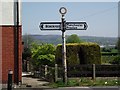 Old Direction Sign - Signpost by the B5408, Manchester Road, Scot Lane End