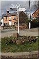 Old Direction Sign - Signpost in Yeaton, Pimhill parish