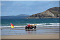 SM8422 : Lifeguard at Newgale Sands by Simon Mortimer