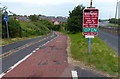 ST5391 : Cycleway and footpath at Chepstow by Mat Fascione