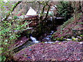 White water enters a brook, Pontcynon