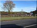 Cleared land beside the former Plough and Harrow Inn