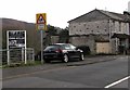 Warning sign School/Ysgol in Ynysboeth