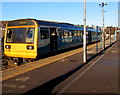 Merthyr Tydfil train in Abercynon station