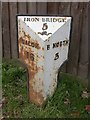 Old Milepost by the B4373, Nordley, Astley Abbotts parish