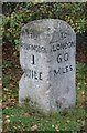 Old Milestone by the B1044, Stukeley Road, Huntingdon parish