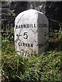 Old Milestone by the A714, Daljarrock, Colmonell parish