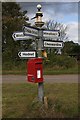 Old Direction Sign - Signpost near Hungryhatton, Childs Ercall parish