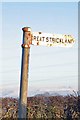 Old Direction Sign - Signpost by Waterfalls Road, Great Strickland parish