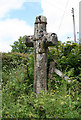 Old Wayside Cross by Wellspring Lane, Higher Trecott