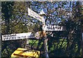 Old Direction Sign - Signpost by Common Lane, Coleford parish