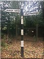 Old Direction Sign - Signpost by Hall Lane, Hammerwich