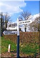 Direction Sign - Signpost at Town