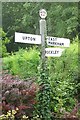 Old Direction Sign - Signpost by Town Street, Askham