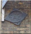 TQ3381 : Old Boundary Marker by the A11, Aldgate High Street, City of London by Milestone Society