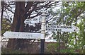 Old Direction Sign - Signpost by Station Road, Pill, Easton in Gordano parish