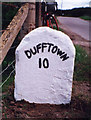 Old Milestone by the B9009, Croft Cottage, Lynn of Shenval