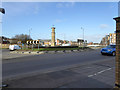 Roundabout with column, The Hythe, Colchester