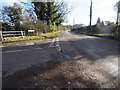 Looking towards Watton from road junction