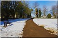 Footpath in The Leys, Witney, Oxon