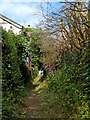 Public footpath in Copthorne near Audlem, Cheshire