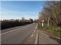 A1075 towards Watton from Wayland Wood entrance