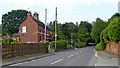 Whitchurch Road in Copthorne near Audlem, Cheshire