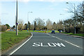 Roundabout on B1033 outside Weeley