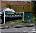 Bilingual street name sign in Penybryn