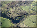 NS4158 : Walls Loch and Walls Hill from the air by Thomas Nugent