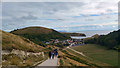 SY8180 : View towards Lulworth Cove from the path to / from Durdle Door by Phil Champion