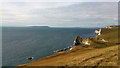 SY8180 : View towards Man o' War Cove, Durdle Door and Swyre Head by Phil Champion