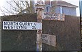 Direction Sign - Signpost on Greenway, North Curry