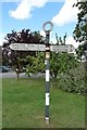 TL4052 : Old Direction Sign - Signpost by New Road, Haslingfield by Milestone Society