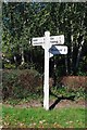 Old Direction Sign - Signpost by the B2093, The Ridge, Hastings parish