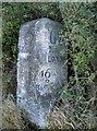 Old Milestone by the A30, near Brockley Cottages, Barton Stacey parish