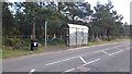 SU7834 : Bus Stop on the Hogmoor Road by John P Reeves