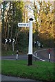 Old Direction Sign - Signpost by the B2102, The Street, Framfield