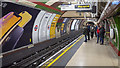 TQ2980 : Platform, Piccadilly Circus Underground Station by Rossographer