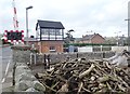 The disused Poyntzpass Signal Box