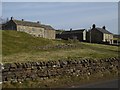 Houses above the A689