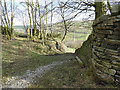 Centre section of Delph Hill Lane, Luddenden