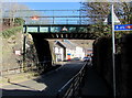 West side of Bridge Street railway bridge, Troedyrhiw